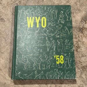 Green WYO '58 university of Wyoming yearbook